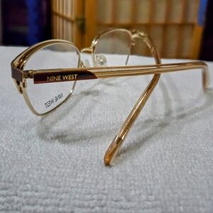 Nine West Gold Women's Eyeglasses